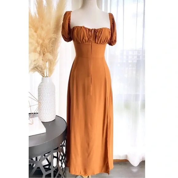 Maxi Dress w/ Slit - Picture 6 of 7